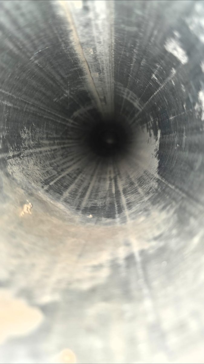 Dryer vent line clear after professional cleaning